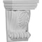 Ekena Millwork 4 3/4"W x 3 1/8"D x 6 3/4"H Forrest Small Leaf Corbel COR06X04X03FO - alternate 1